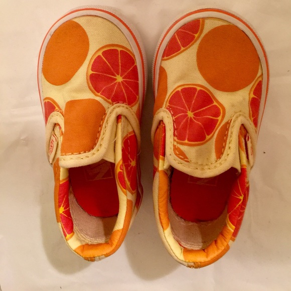 orange toddler vans